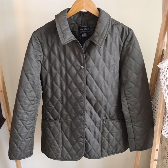 Vintage Quilted Collared Liner Chore Coat in Army Green - Picture 2 of 4